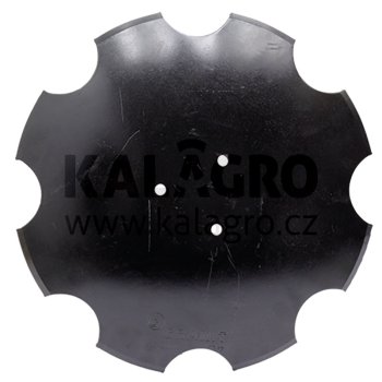 Orný disk ozubený, Ø 460 x 6 mm, 3 díry